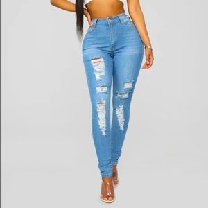 Fashion Nova Fantasea Nights High Waist Jeans